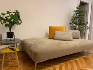 Ένα ή περισσότερα κρεβάτια σε δωμάτιο στο Turin Central Apartment