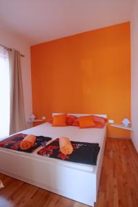 Ліжко або ліжка в номері Solaria Apartments Porec