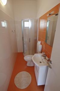 Vonios kambarys apgyvendinimo įstaigoje Solaria Apartments Porec