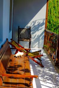 Balkón nebo terasa v ubytování Garden Lodge