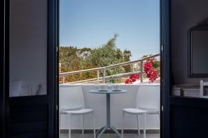 A balcony or terrace at Rivari Santorini Hotel