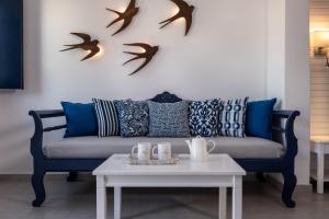 A seating area at Rivari Santorini Hotel