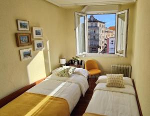 Postel nebo postele na pokoji v ubytování Apartamento Plaza de la Paz