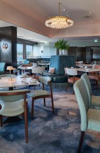 Posezení v ubytování Hotel Klubben