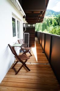 Balkon lub taras w obiekcie B&B Landhaus Vierthaler