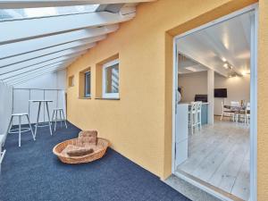 Posezení v ubytování Haus Tierfreund