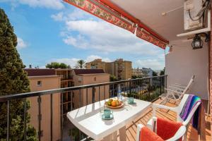 Uma varanda ou terraço em Apartamento Alef