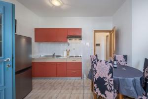 Kuchyň nebo kuchyňský kout v ubytování Apartments Lapida