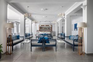 A seating area at Rivari Santorini Hotel