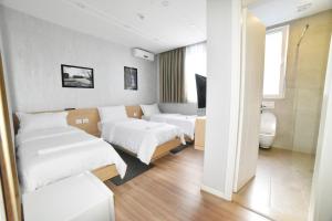 Postel nebo postele na pokoji v ubytování Hotel Auto Grill Roberti