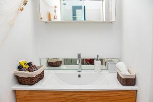 Koupelna v ubytování Barbati Boutique Studio