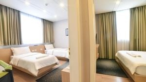 Postel nebo postele na pokoji v ubytování Hotel Auto Grill Roberti
