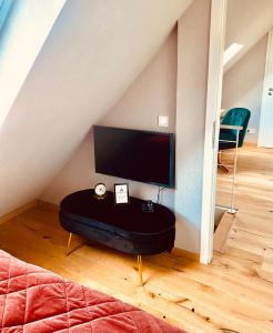 TV/Unterhaltungsangebot in der Unterkunft Apartmenthaus am Dom mit Parkplatz