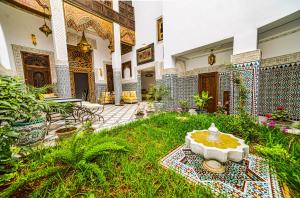 Zahrada ubytování Riad Fez Mahal