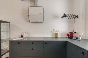 Η κουζίνα ή μικρή κουζίνα στο Sonnenuhr Bolzano Apartments +39 φωτογραφίες
