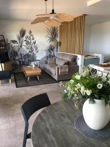Posezení v ubytování Magnifique T3 DUPLEX Vue Panoramique Golfe Ajaccio
