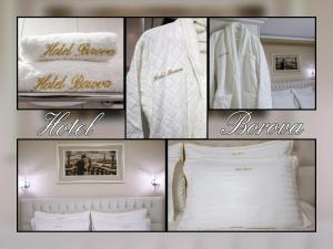 Postel nebo postele na pokoji v ubytování Christi's Hotel Borova