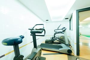 Fitnes oz. oprema za telovadbo v nastanitvi Hotel Soret