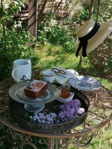 Zahrada ubytování Chambre d'hôtes Les Magnolias
