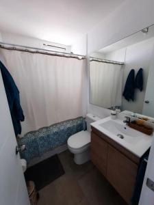 حمام في Departamento Lagunamar Las Cruces