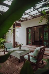 Zahrada ubytování Villa Akasa
