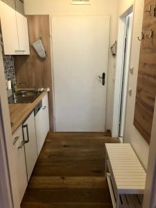 Kuchyň nebo kuchyňský kout v ubytování Apartment Goisernperle