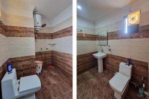 Koupelna v ubytování JK Hotel Dharamshala + 37 fotografií