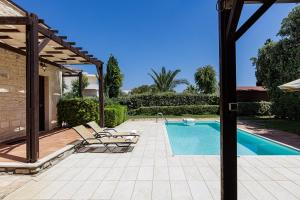 The swimming pool at or close to Kalimera villas