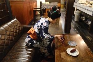 Posezení v ubytování お宿梅夜Guesthouse Umeya
