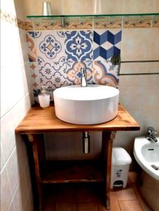 A bathroom at IL TROTTAPIANO HOME