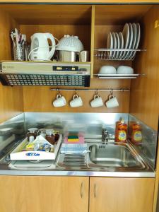 A kitchen or kitchenette at Celeste Golden Beach