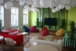 Posezení v ubytování Hostel Tabor