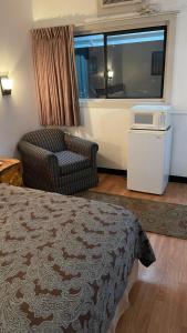 Posezení v ubytování Highlander Motel