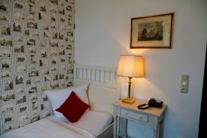 Postel nebo postele na pokoji v ubytování Hotel Endorfer Hof
