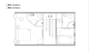 愛藝宿Art Space 台南民宿編號287 包棟民宿 寵物友善 近台南車站平面图