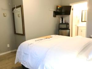 Postelja oz. postelje v sobi nastanitve Duncan Motel