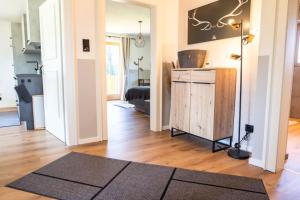 Dapur atau dapur kecil di Apartment zu Hollenau