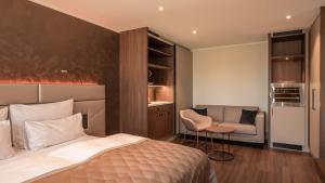 Postel nebo postele na pokoji v ubytování Innspire Hotel