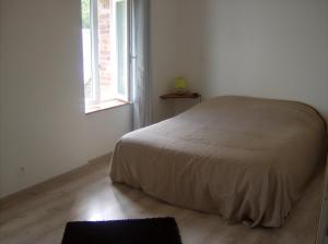 Postel nebo postele na pokoji v ubytování Gîte des Forges