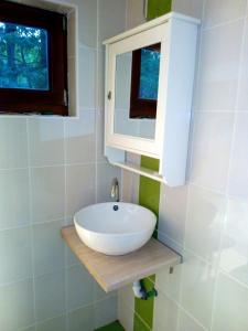 Koupelna v ubytování Apartman Brezuljak Banja Luka Cokorska polja