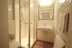 Koupelna v ubytování Apartmenthaus Dornröschen