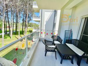 Μπαλκόνι ή βεράντα στο Dori Apartments Perla Resort
