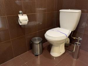 Koupelna v ubytování Готель Цісар