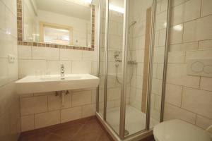 Koupelna v ubytování Apartmenthaus Dornröschen
