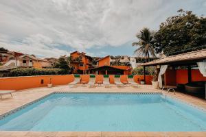 Bazén v ubytování Búzios Centro Hotel nebo v jeho okolí