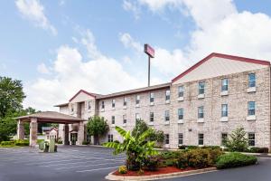 a rendering of the front of a hotel at Ramada by Wyndham Sellersburg/Louisville North in Sellersburg