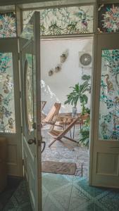 Balkón nebo terasa v ubytování Casa del Pintor Chetumal