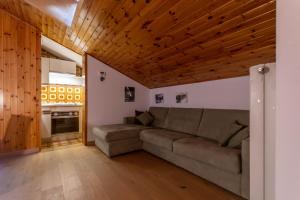 Posezení v ubytování Casa Val di Fassa