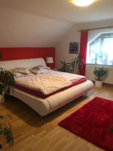 Postel nebo postele na pokoji v ubytování Apartmán u Míši