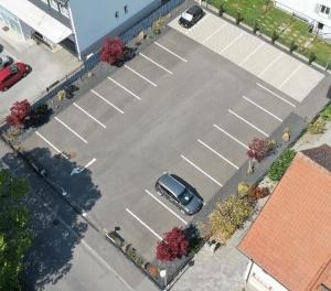 Letecký snímek ubytování 4-Länder-Hotel Deutschmann